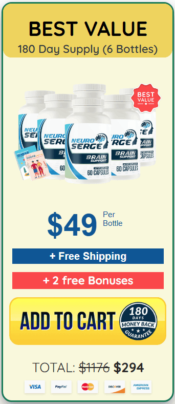 Order NeuroSerge 6 Bottles